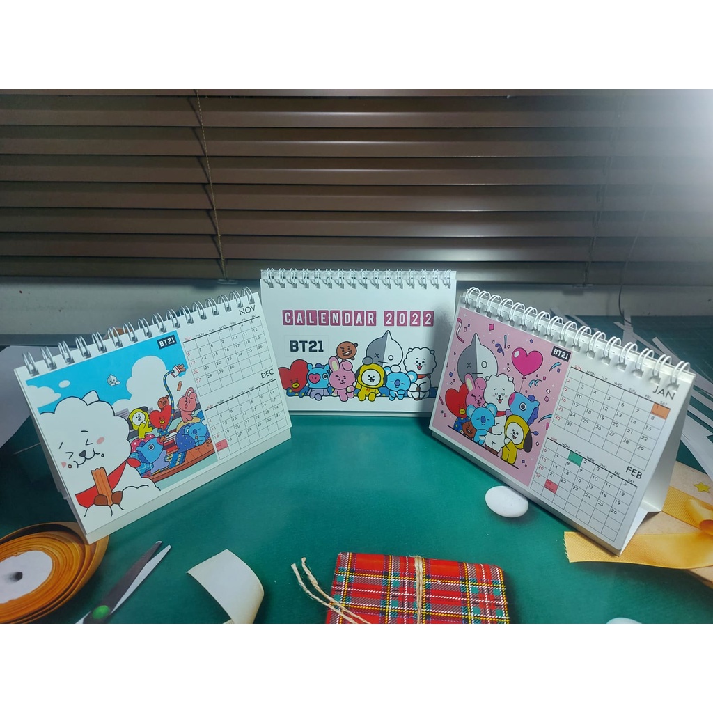 

Kalender Meja BT21 - Kalender Meja BTS