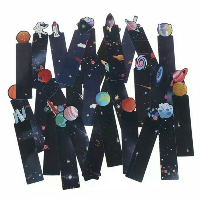 

Pembatas buku motif kartun Planet lucu murah Penanda Buku