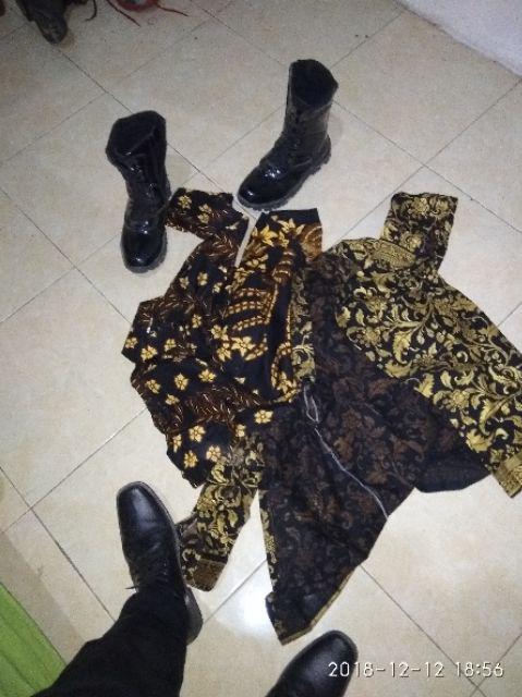 Aneka Batik Hrb026 Kenongo Hem Pendek Padi Pekalongan M L Xl Batik Pria Murah Modern Grosir