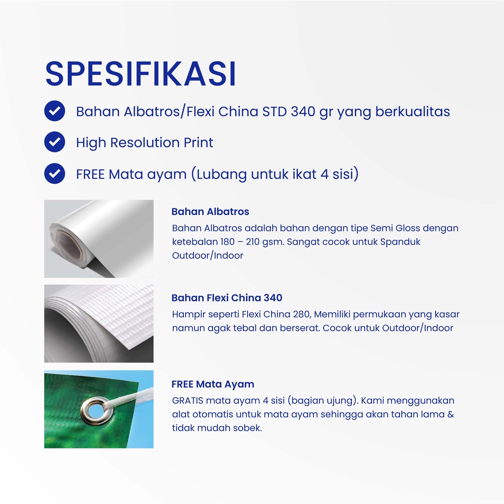 CETAK ROLL-BANNER / STAND BANNER / UKURAN 60 x 160 CM / UKURAN 85x200 CM