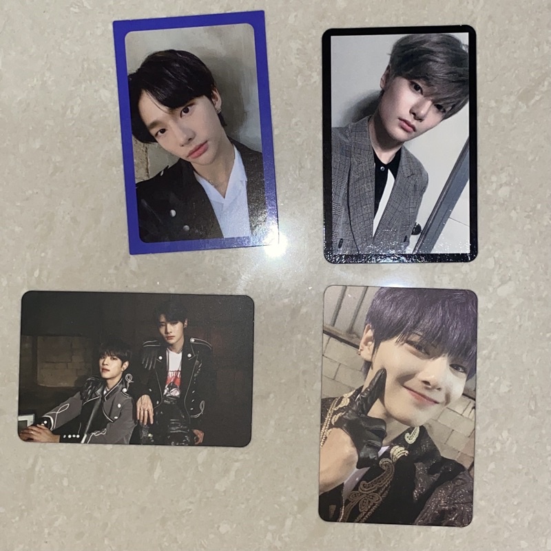 photocard pc hyunjin i.n IN LIFE double side levanter selfie blue border i.n yellow wood vocalracha 