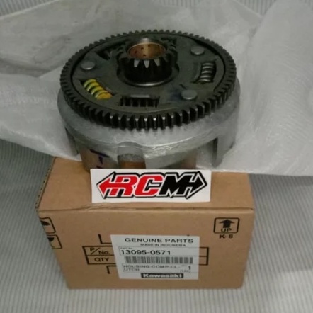 RUMAH HOUSE KOPLING HOUSING COMP CLUTCH KLX 150 KLX150 ORI ORIGINAL KAWASAKI KGP ASLI 13095-0571