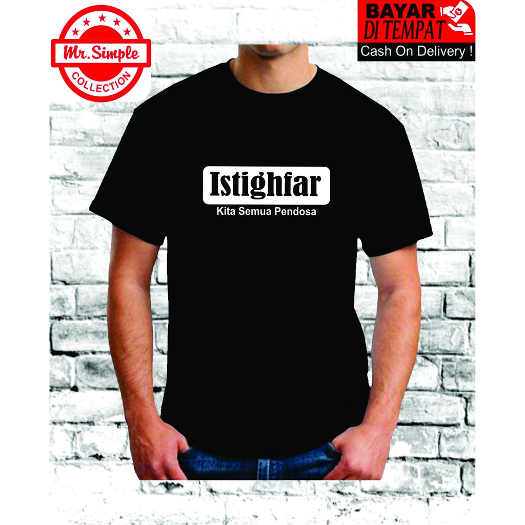 BAJU KAOS KATA-KATA / BAJU KAOS COWOK / BAJU KAOS PRIA / BAJU KAOS KEREN