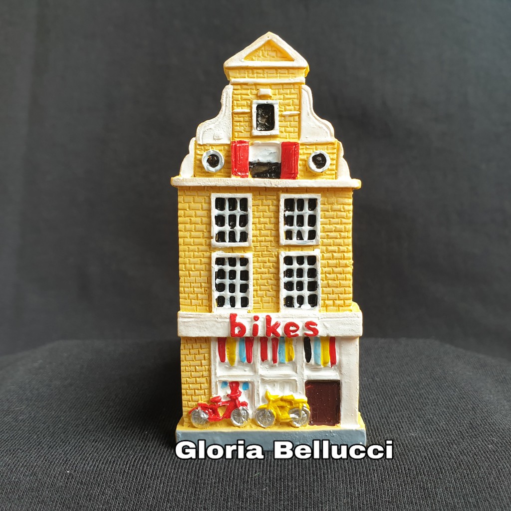 souvenir rumah belanda tempelan magnet kulkas mancanegara amsterdam holland