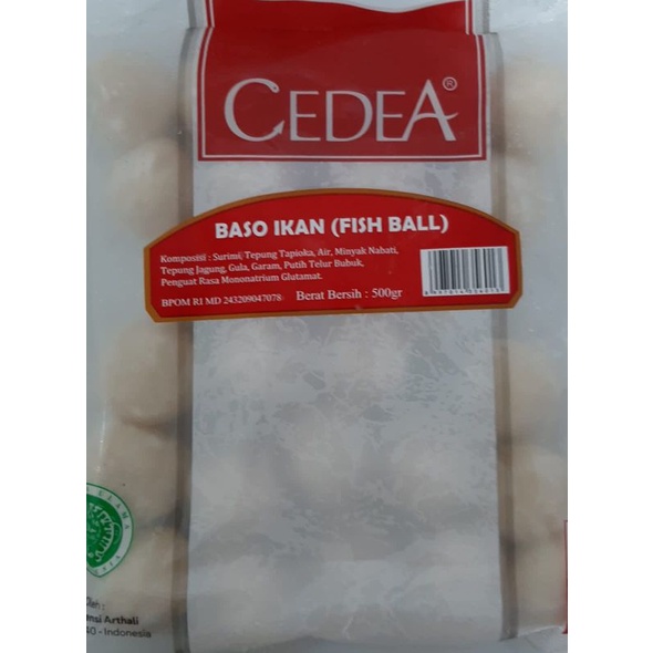 

Cedea Fish Ball Baso ikan 500gr