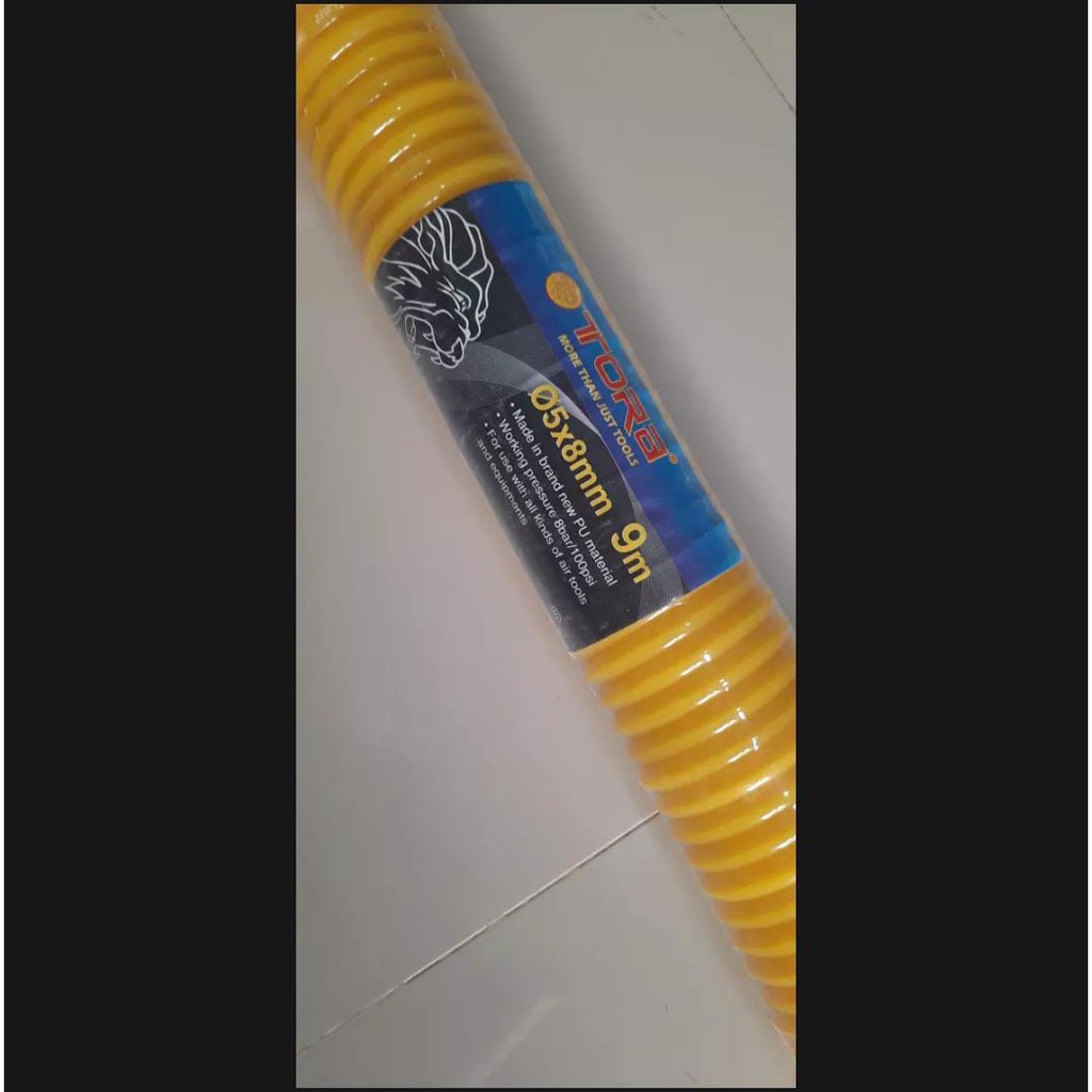 Selang PU Recoil Hose 9 Meter - Selang kompresor spiral Angin 9 Meter