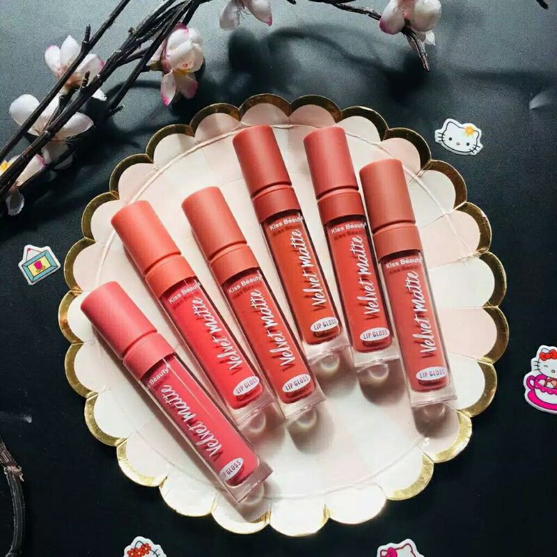 lip cream kiss beauty velvet matte