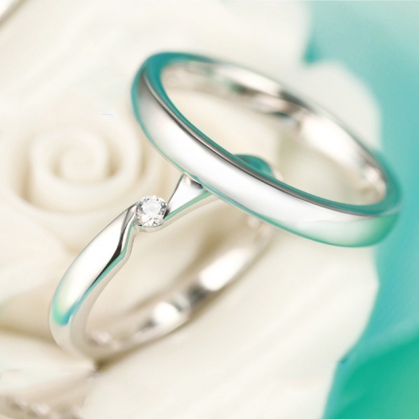 Cincin Tunangan Pria Silver 925 Murah Asli Ring Wedding Ring Couple Ring Kawin Wanita Cincin Hitam E