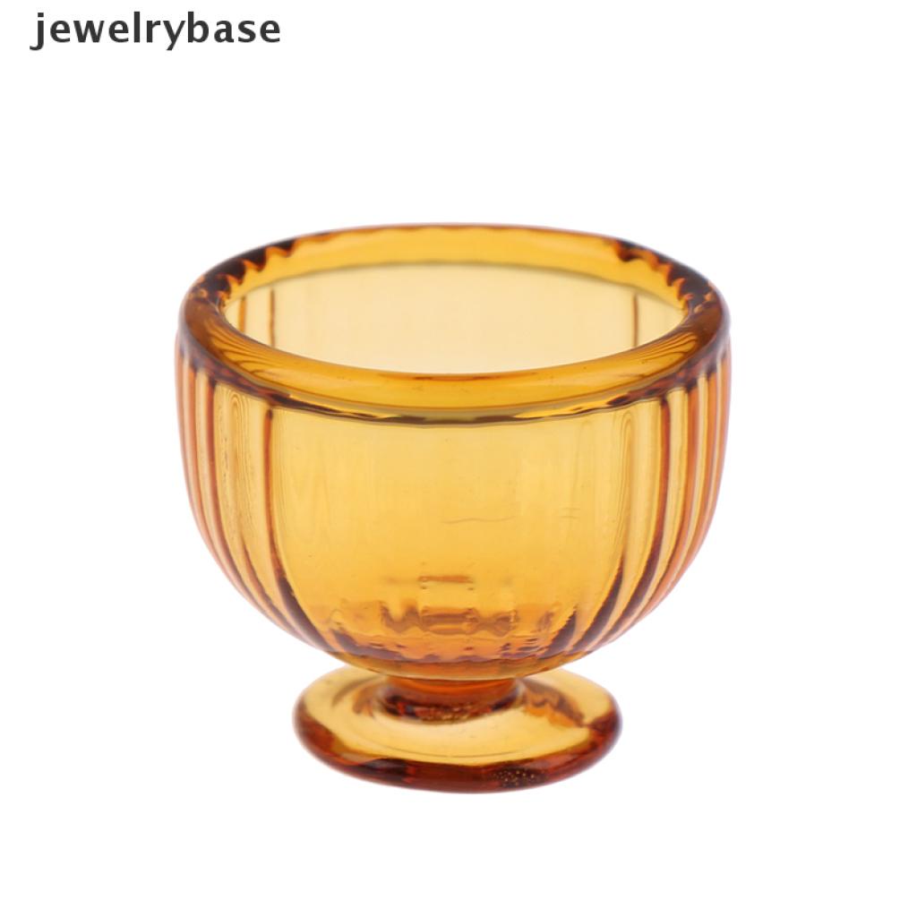 Base Mainan Miniatur Toples Permen / Jelly / Dessert Skala 1: 12 Untuk Aksesoris Rumah Boneka