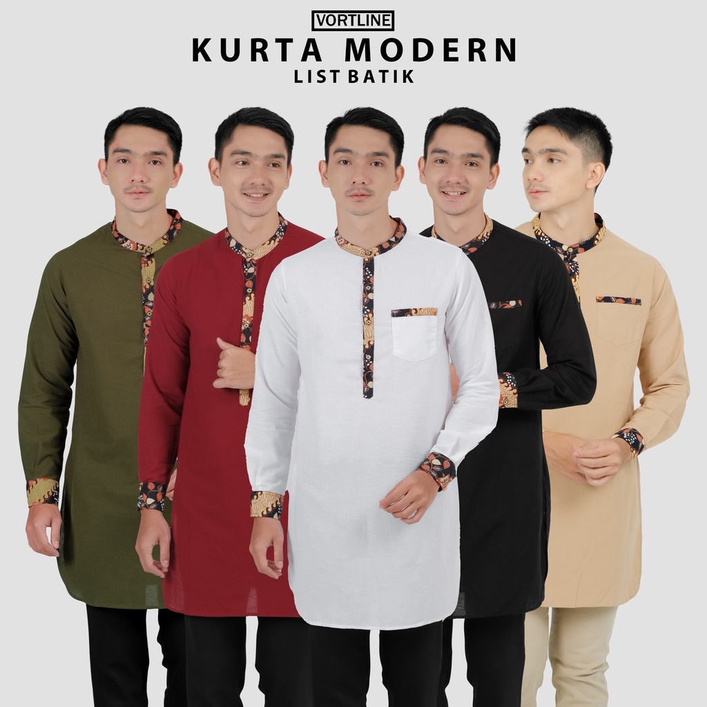 BAJU KOKO KURTA PRIA PAKISTAN LIST BATIK PREMIUM QUALITY