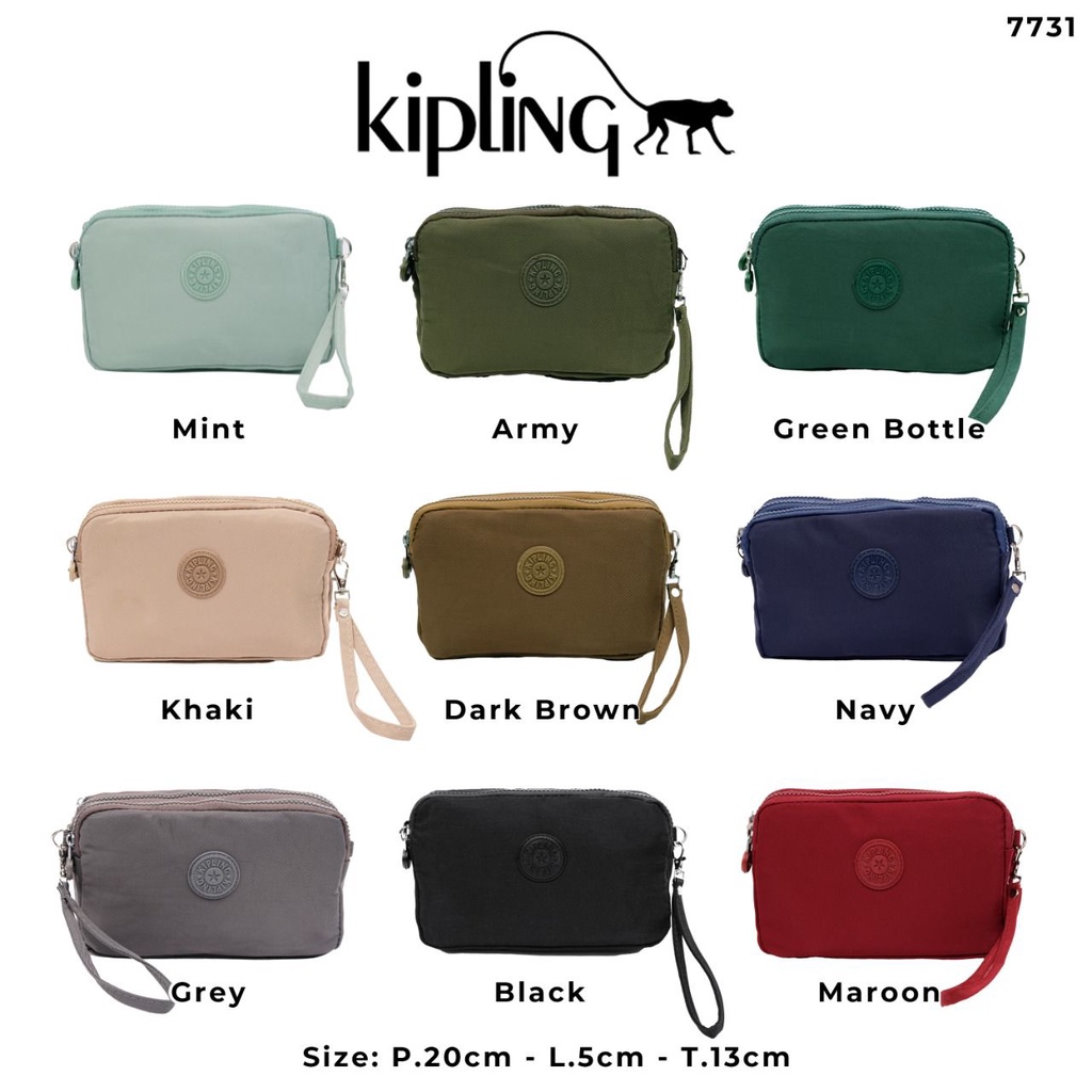 FS TERMURAH Tas Wanita Kipling 7731 /Tas Hp Selempang /Tas Wanita Sling bag Import Kp 7731