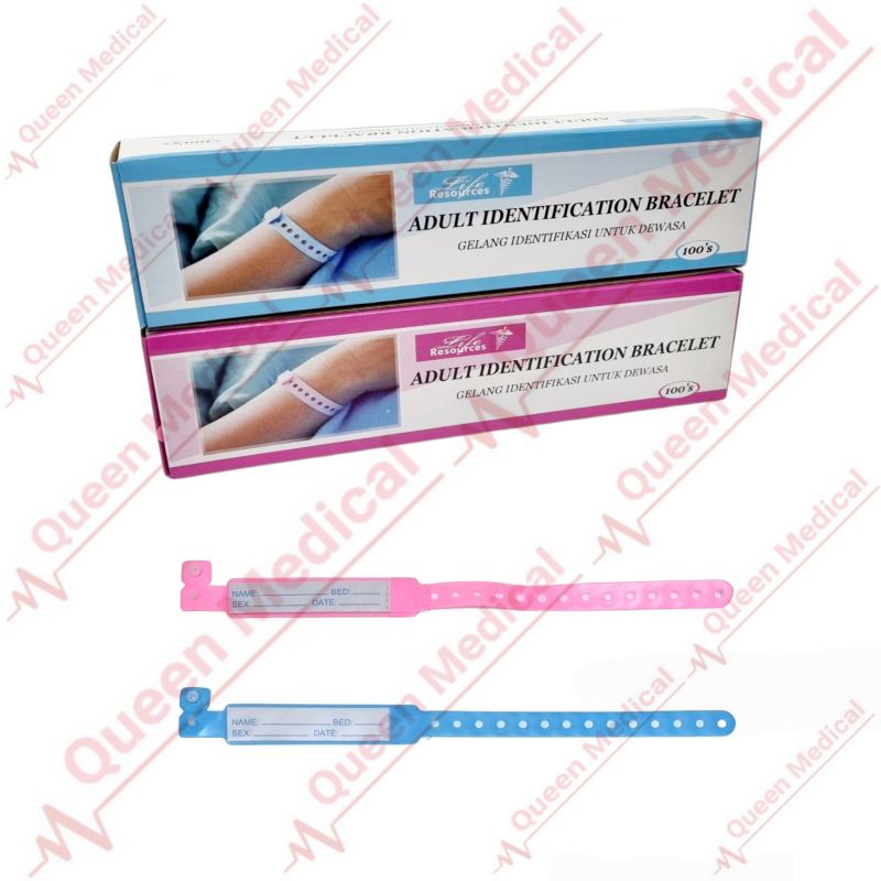 Gelang Pasien/ID Band Gelang Rumah Sakit isi 100
