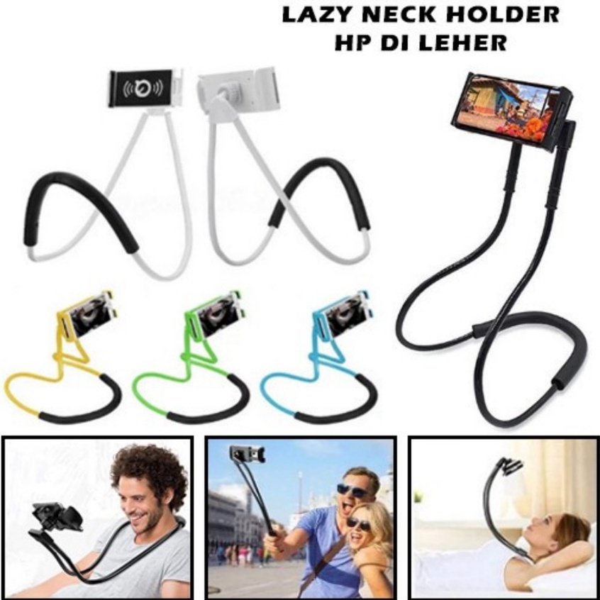 Trend-Lazyneck Leher dan Pinggang Model CAPIT/Lazy neck Holder HP Leher Model CAPIT Terlaris