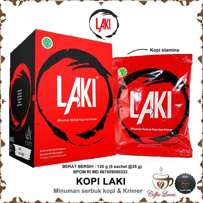 

LAKI (Kopi, Gula, Krimer 1 Sachet).