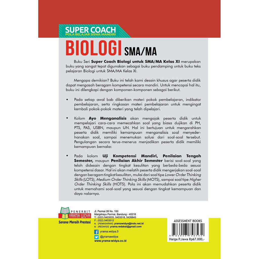 Buku Ringkasan Dan Latihan Soal Biologi Sma Ma Kelas Xi Kurikulum 2013 Revisi Shopee Indonesia