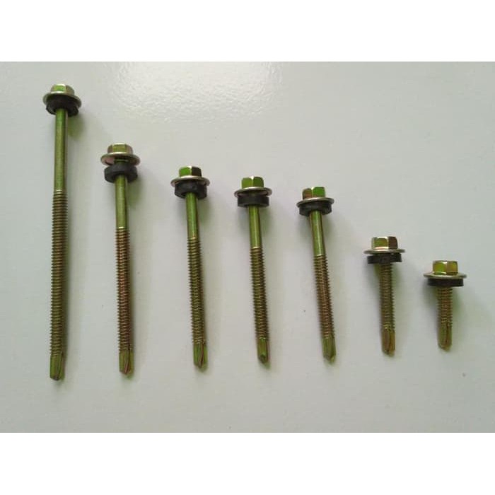 Jual BAUT ROOFING - SKRUP DRILLING 12 X 65 MM M5 X 65 MM - 6,5 CM ...