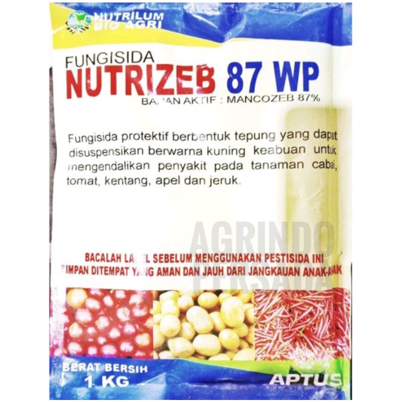 Fungisida Nutrizeb 87WP 1Kg | Mancozeb 87% Nutrizeb 1Kg