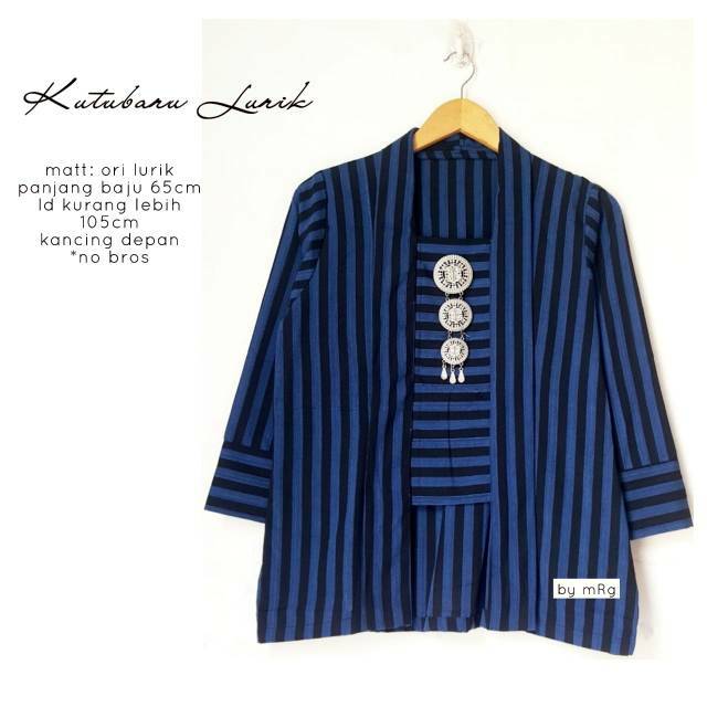 Kutubaru Lurik/ Atasan Batik Lurik