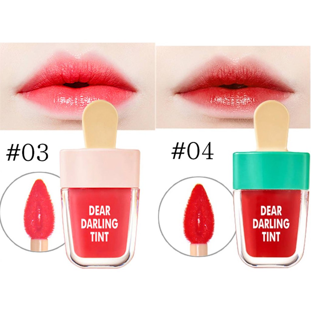 NV5191 - NOVO CUTE ICE CREAM SHAPE LIP TINT LIP GLAZE GLOSS MATTE