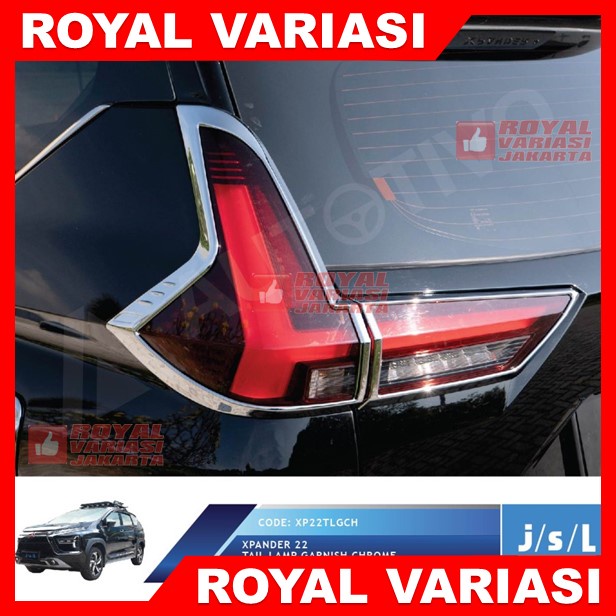 Garnish Lis List Lampu Belakang Chrome XPANDER 2022