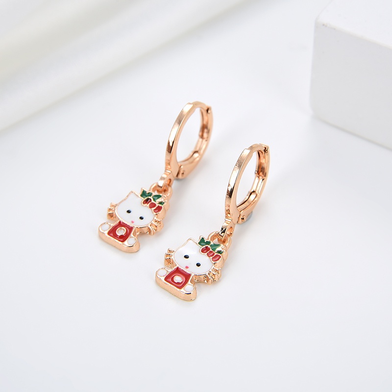 anting titanium anak emas asli muda wanita korea anti karat karat panjang selamanya korea dewasa bunga style korean style tusuk 11e