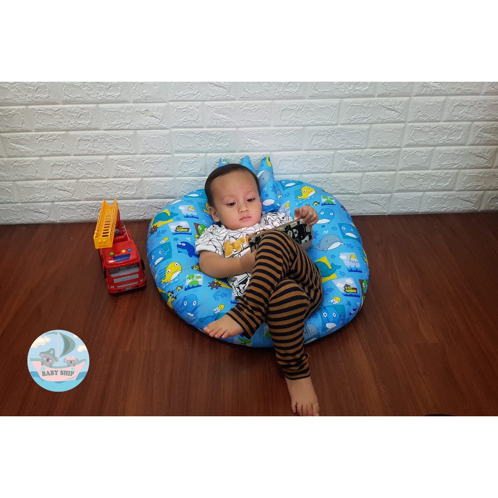 Sofa Bayi 2in1 New Born Multifungsi / Baby Lounger / Free Bantal dan Tas Mika COD [ Merk Babyship ]