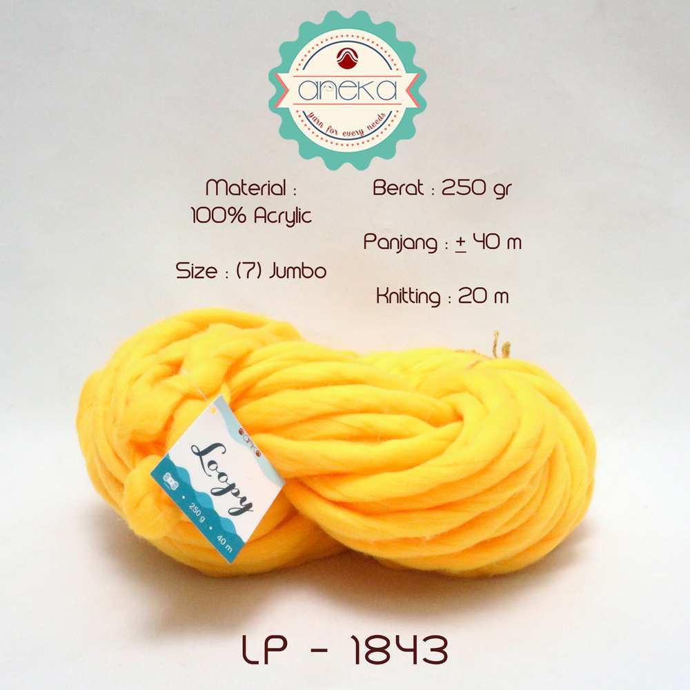 Benang Wol / Wool Ekstra Tebal - LOOPY YARN - 1843