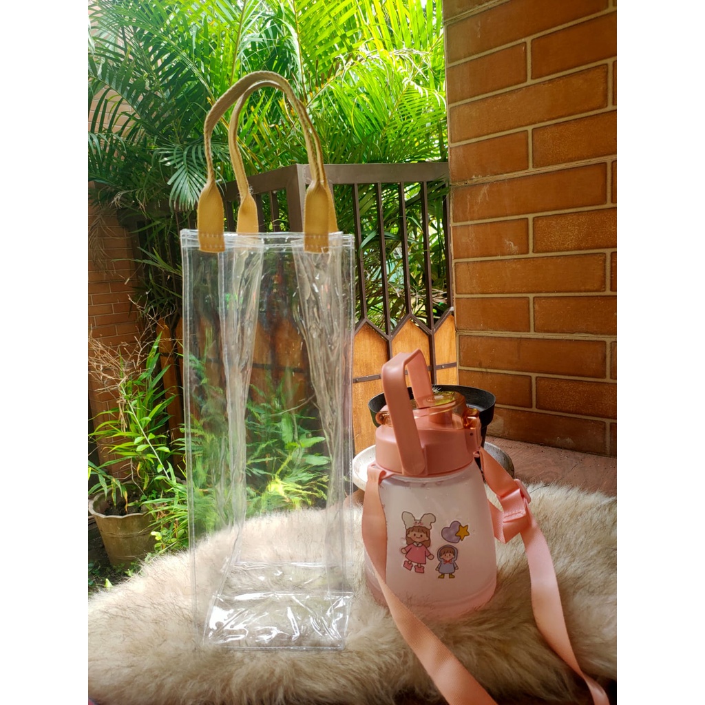 tas mika botol minum viral tumbler 2 liter size 12*12*33 cm