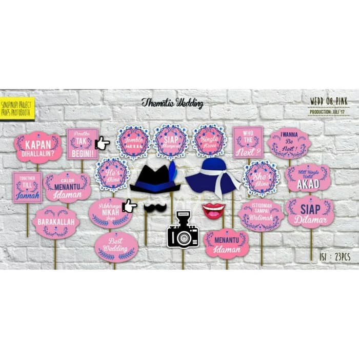 PROMO PROPERTY PHOTOBOOTH WEDDING 08 PINK Steady