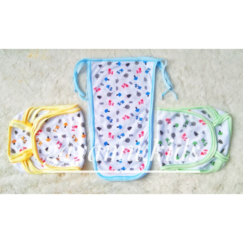 1lsn (12pcs) POPOK BAYI KAIN KATUN NEWBORN CUCI ULANG/POPOK BAYI TALI/POPOK BAYI KAIN CUCI ULANG/POP