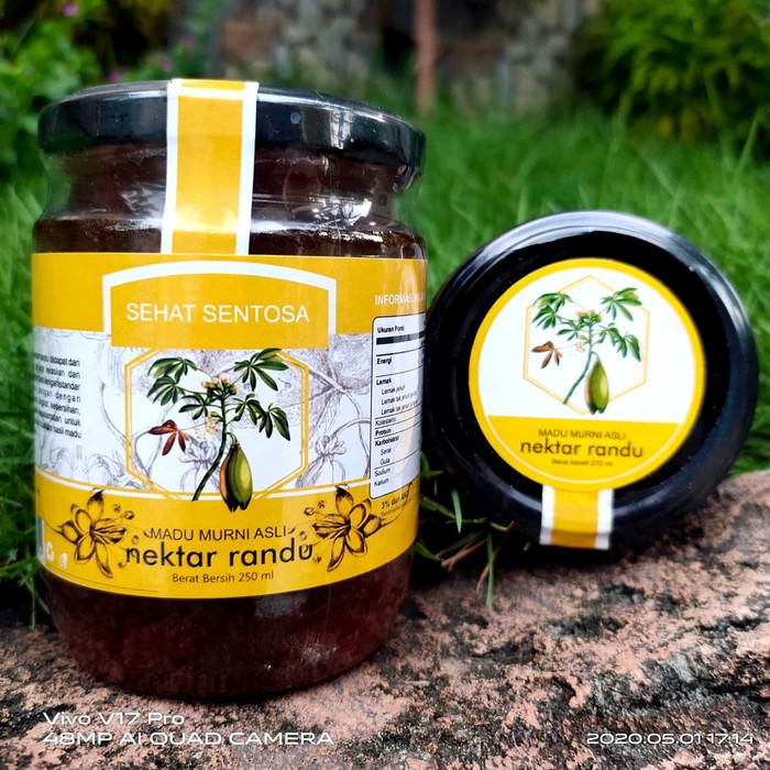 

Madu Randu Sehat Sentosa 250ml | Raw Honey Nektar Randu | Madu Murni Randu 250 ML