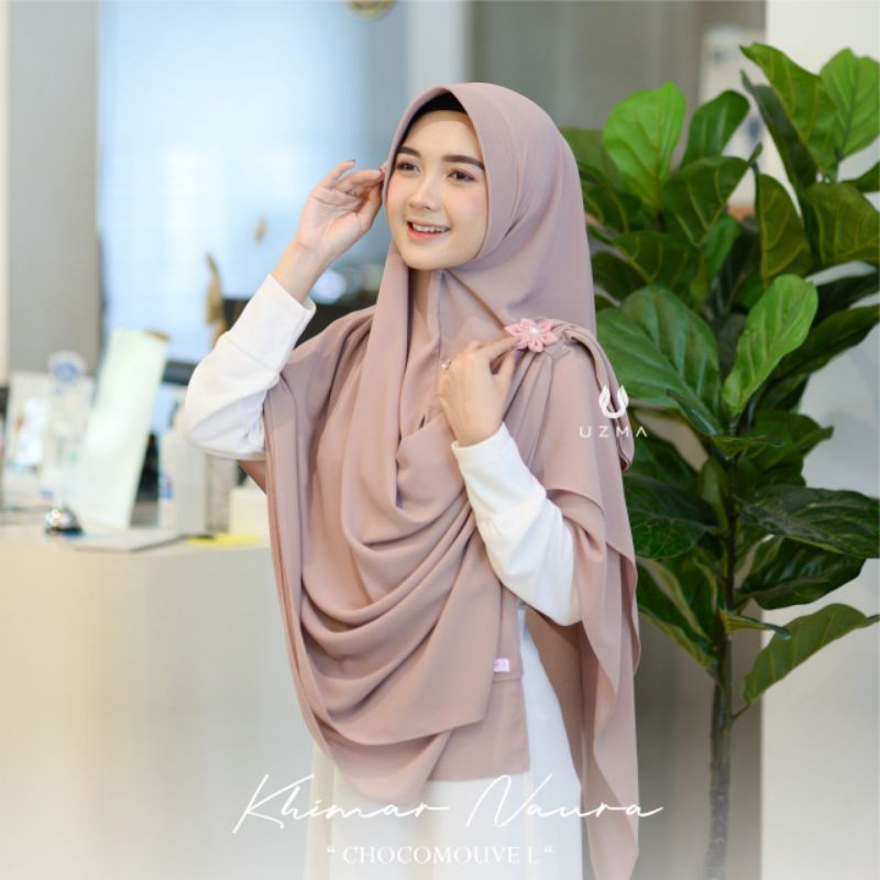 Naura Khimar ORI Uzma Hijab (Hijab Instan)