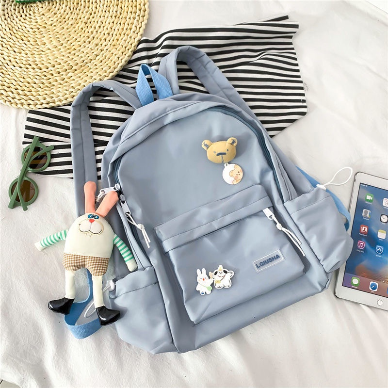 Tas Ransel Korea Fashion Import K 0019-Blue 6287