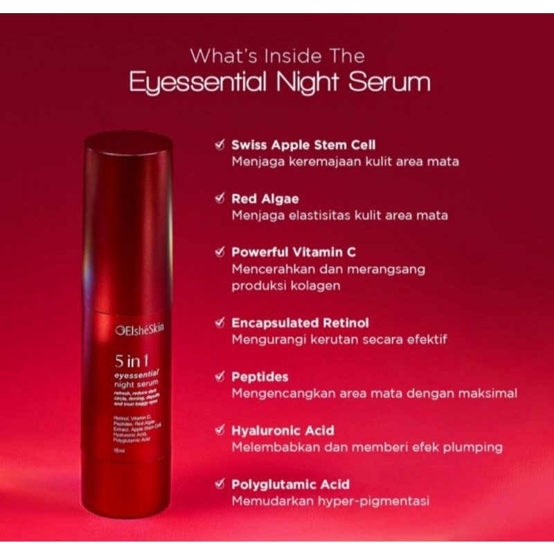 ELSHESKIN Eyessential Night Eye Serum 5 in 1