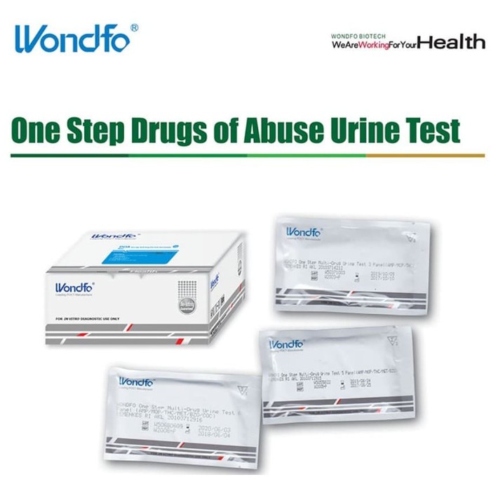 WONDFO Multi Drug 7 Panel (AMP/MOP/THC/MET/BZO/COC/K2)