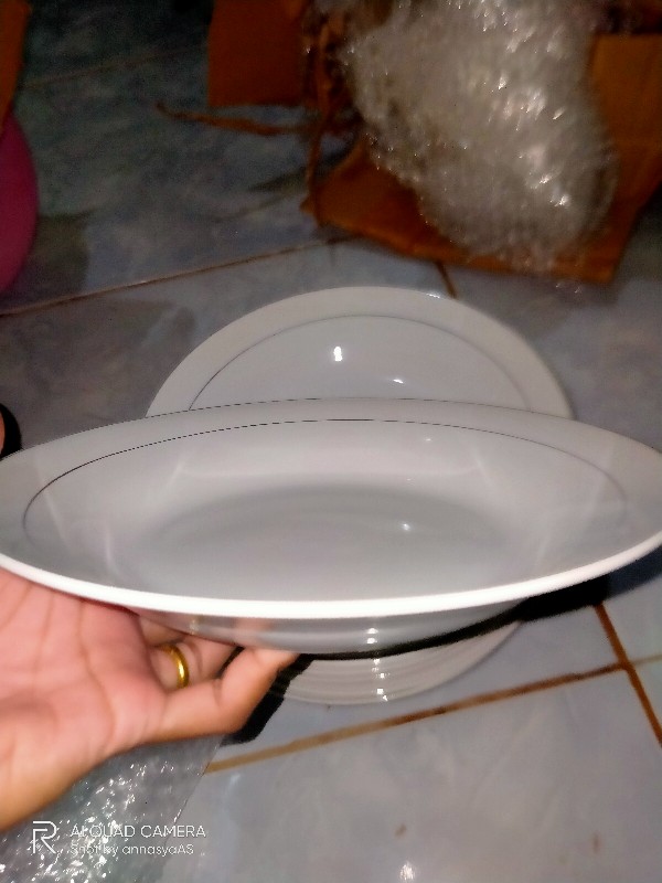 1 Pc Mangkok Saji Kaca Bening Polos Ukuran 5,5 Inch