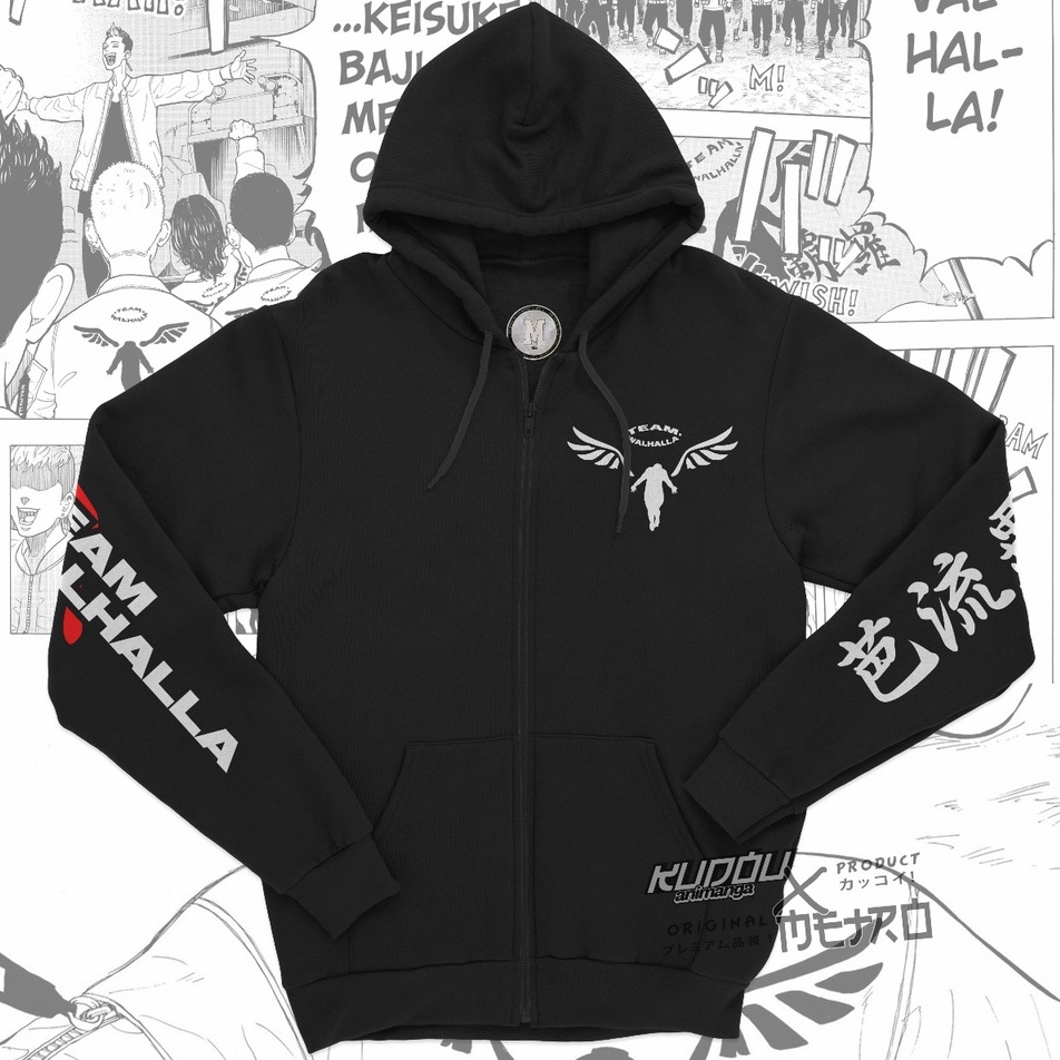 Kudou x Metro - Jaket Team Valhalla Tokyo Manji Anime Tokyo Revengers Manga