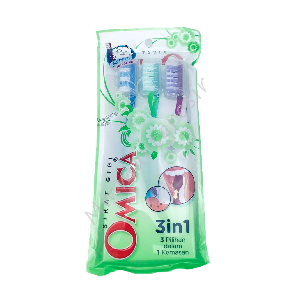 Omica / Sikat Gigi Omica 3in1 / Sikat Gigi