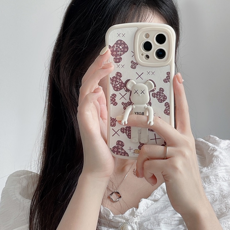 Casing Iphone 13promax / 11 / 12 / XR / XSMAX / 7 / 8plus Motif Beruang Multifungsi