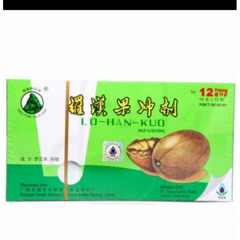 

Lo Han Kho original 1pack isi 12
