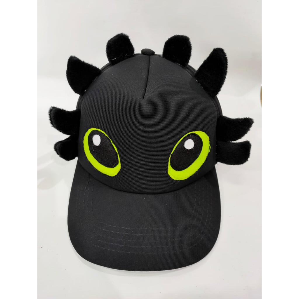 TOPI BASEBALL TOOTHLESS HITAM