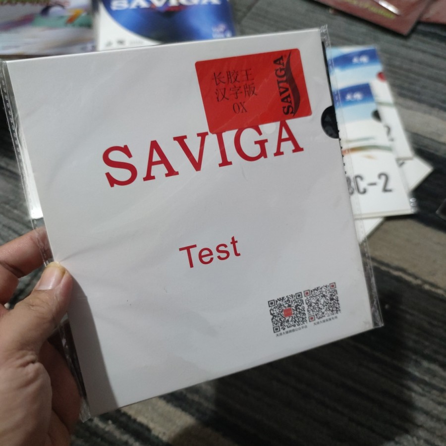 Karet Bintik Pingpong Tenis Meja Dawei Saviga test king of long pips