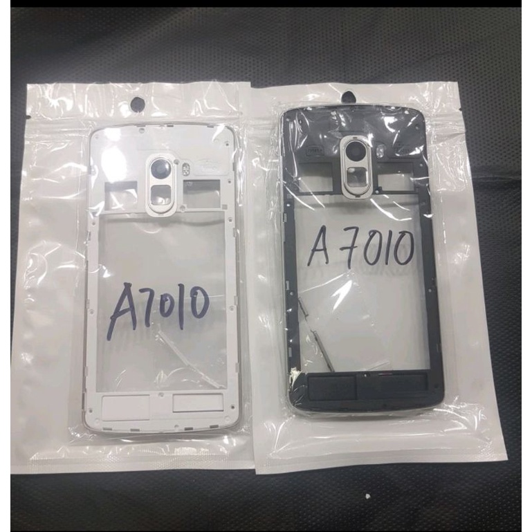 FRAME TUTUP MESIN BAZEL BEZEL LCD TULANG BELAKANG LENOVO K4 NOTE A7010