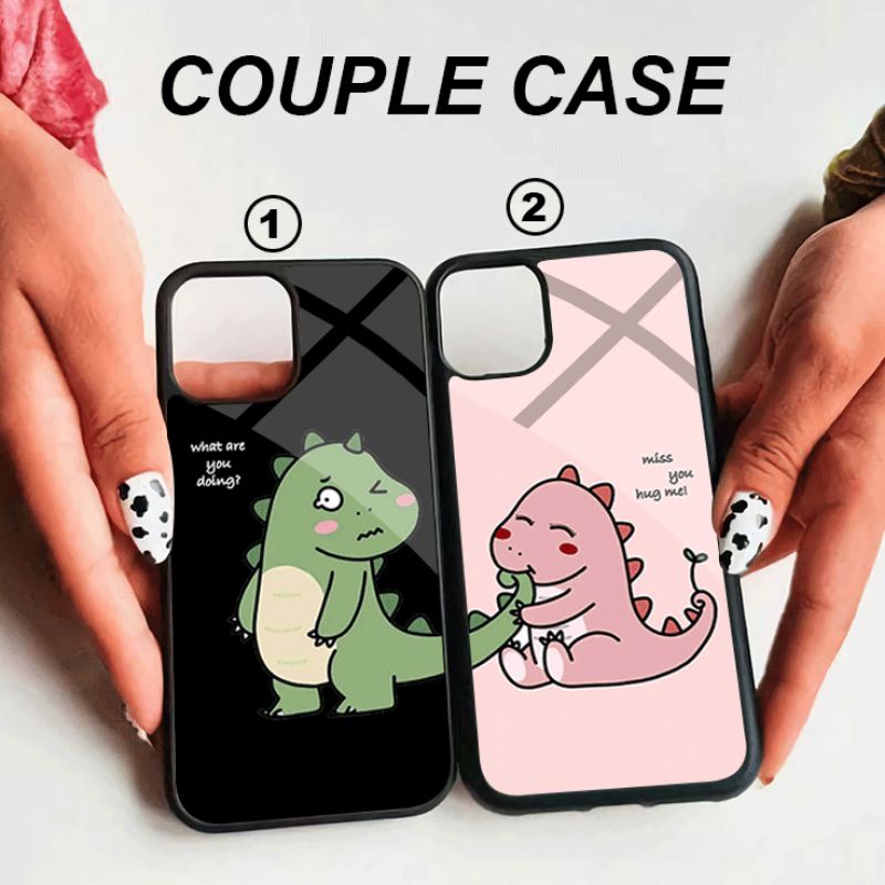 (GS278)SOFTCASE 2D glosy couple DINO