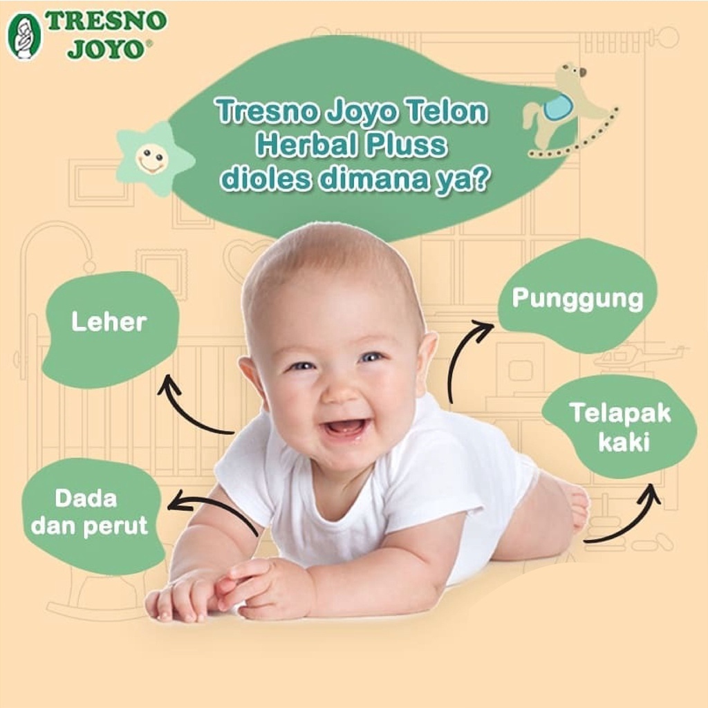 TRESNO JOYO TJ Minyak Telon Herbal 100ml BONUS 30ml dan 60ml Plus Tresnojoyo Pluss (BPOM)(KIM) (KIM)