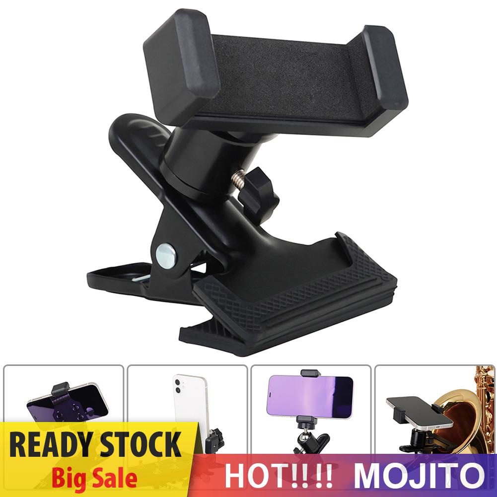 Bracket Mount Stand Holder Handphone Untuk Kepala Gitar Siaran Langsung