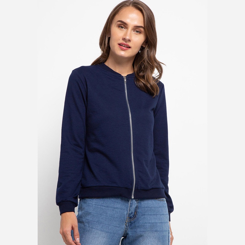 Tolliver Relaxed Bomber Jacket Wanita