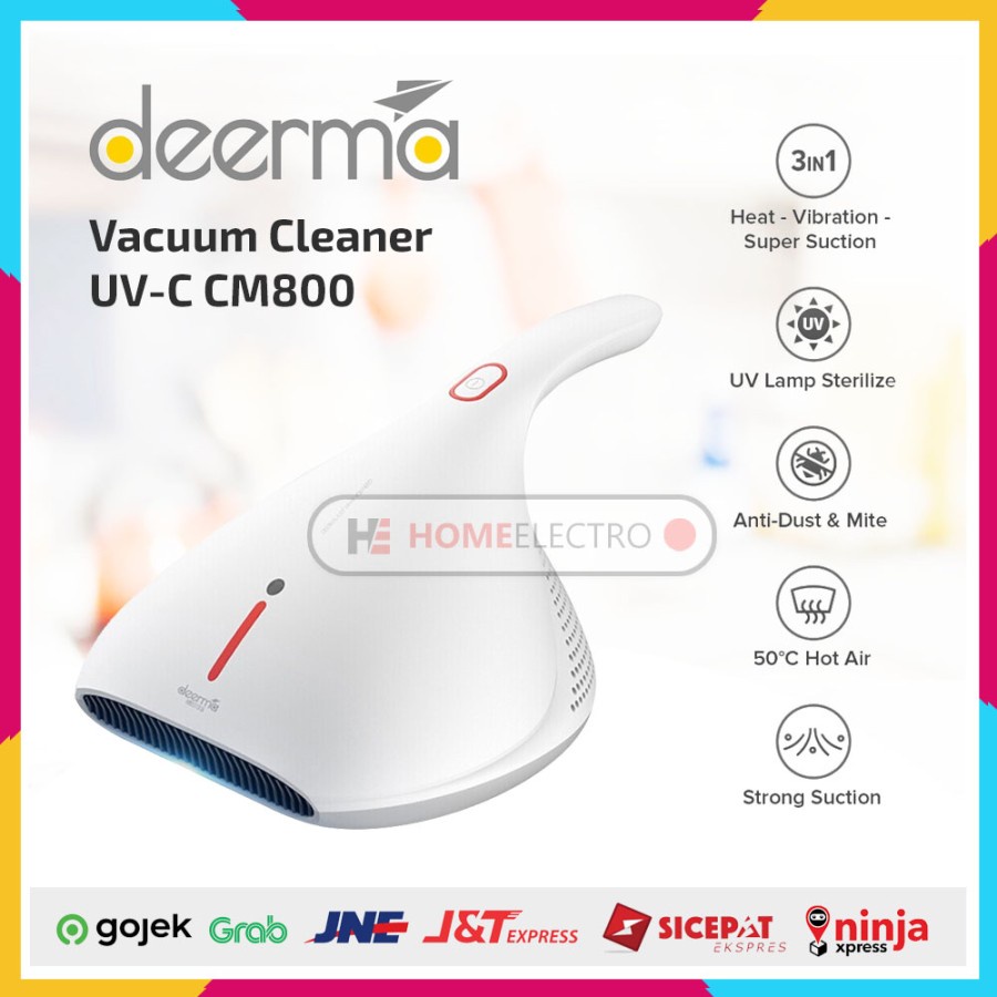 Dust Mites Vacuum Cleaner White UV Sterilization CM800