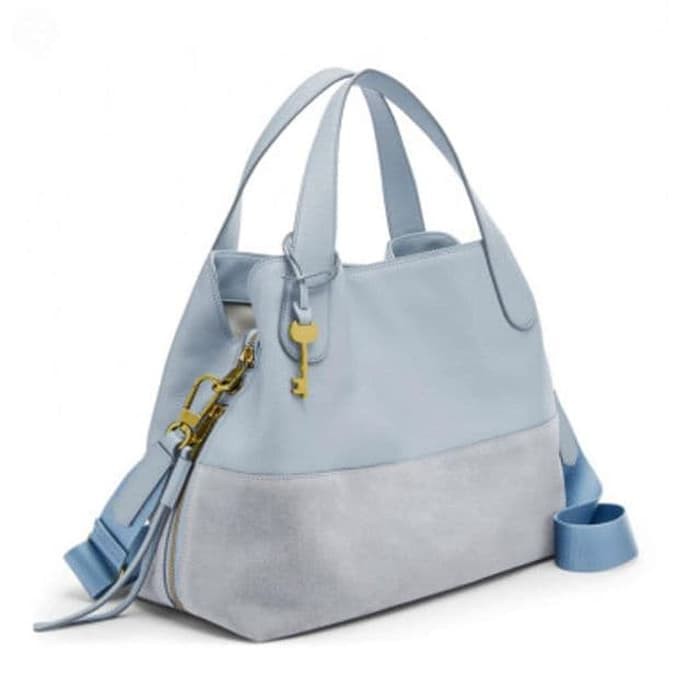 tas Fossil Maya Satchel Horizon Blue leather original