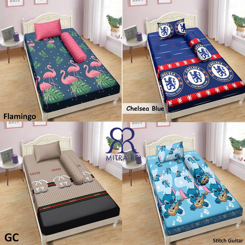 MitraRR Sprei Lady Rose Single Size 100x200x20 No.4 Seprai Single 100 x 200